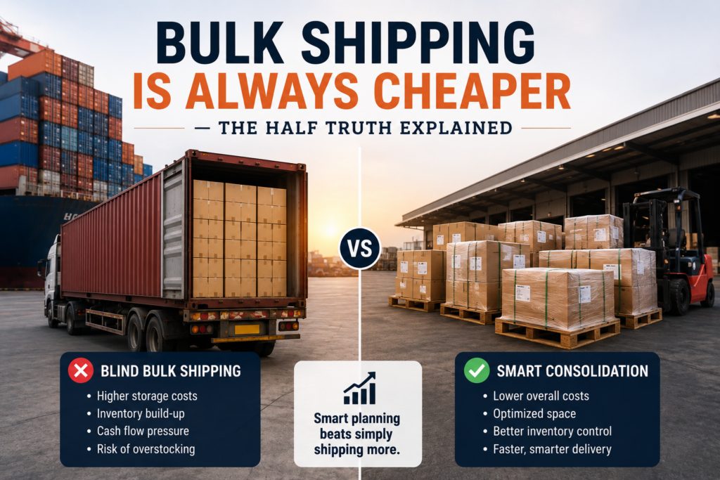 Bulk Shipping Is Always Cheaper” — The Half Truth Explained