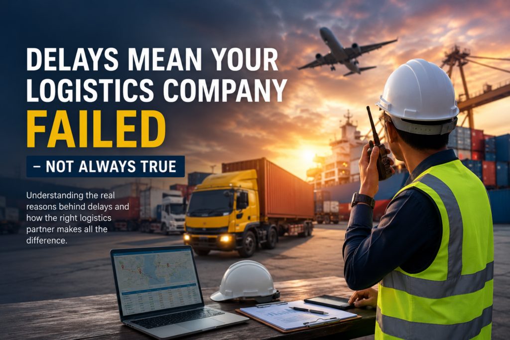 Delays Mean Your Logistics Company Failed” — Not Always True