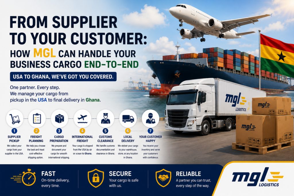 From Supplier to Your Customer: How MGL Can Handle Your Business Cargo End-to-End