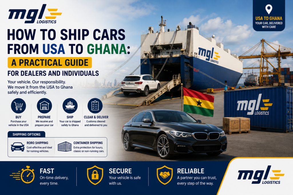 How to Ship Cars from USA to Ghana: A Practical Guide for Dealers and Individuals