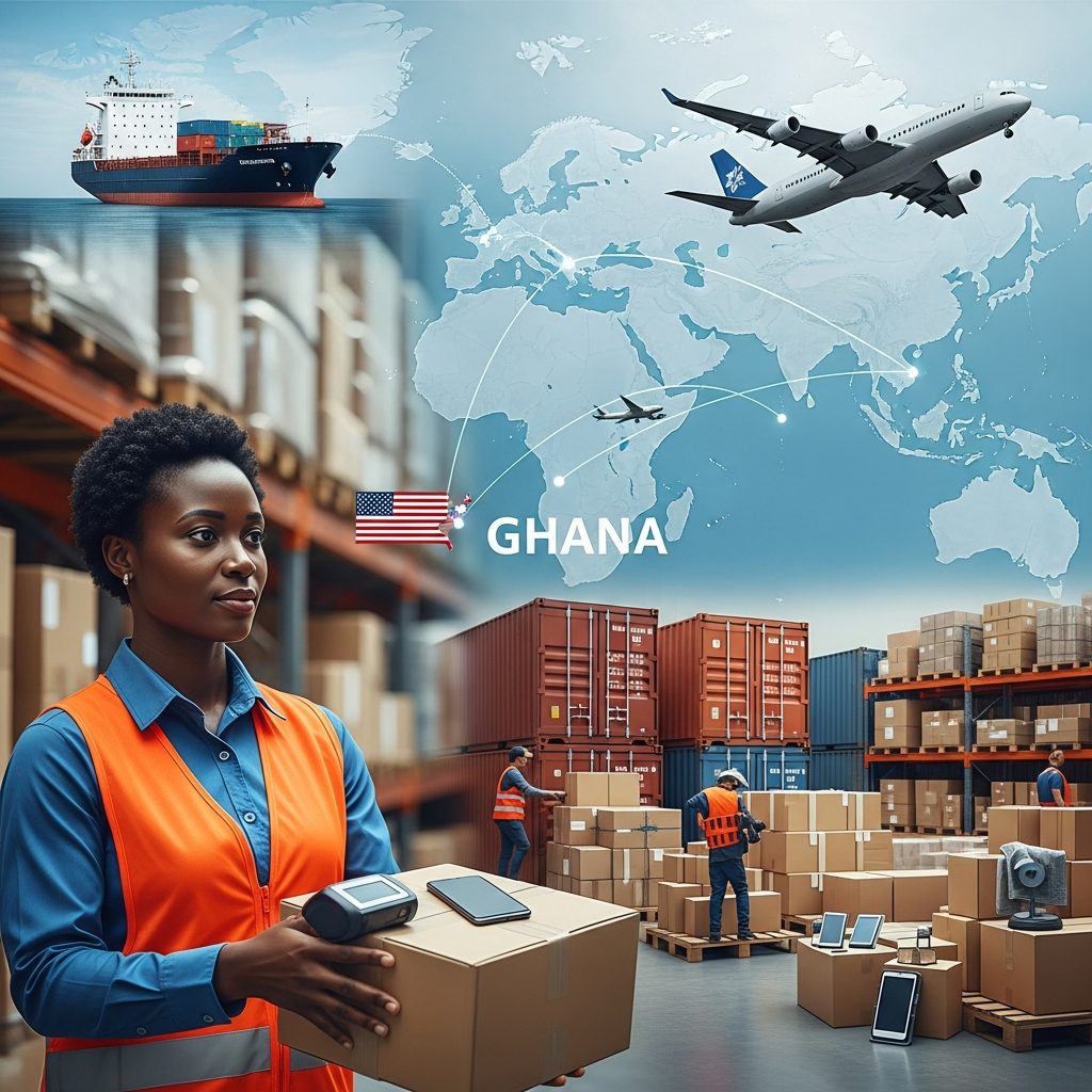 How USA-to-Ghana Shipping Works: From Pickup to Final Delivery