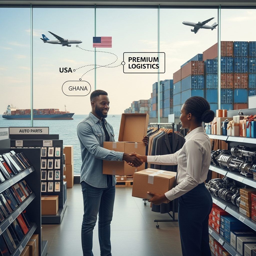 USA to Ghana Shipping: What Small Business Owners Can Import and How It Works
